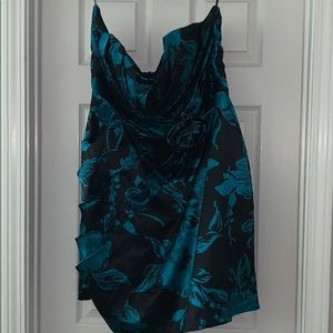 Black and Teal Homecoming or Cocktail dress!